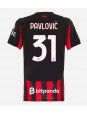 AC Milan Strahinja Pavlovic #31 Kotipaita Naisten 2025-26 Lyhythihainen AC Milan Strahinja Pavlovic #31 Kotipaita Naisten 2025-26 Lyhythihainen